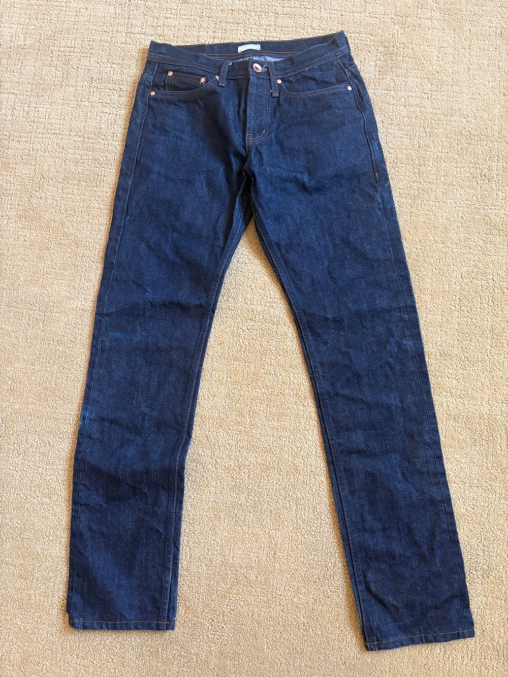 Unbranded Brand Jeans Mens
30x34 UB201 Tapered Fit
Selvedge Denim 14.5oz.